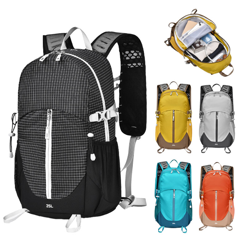 Hiking Backpack Waterproof - 25리터 대용량 하이킹 백팩, 방수 경량