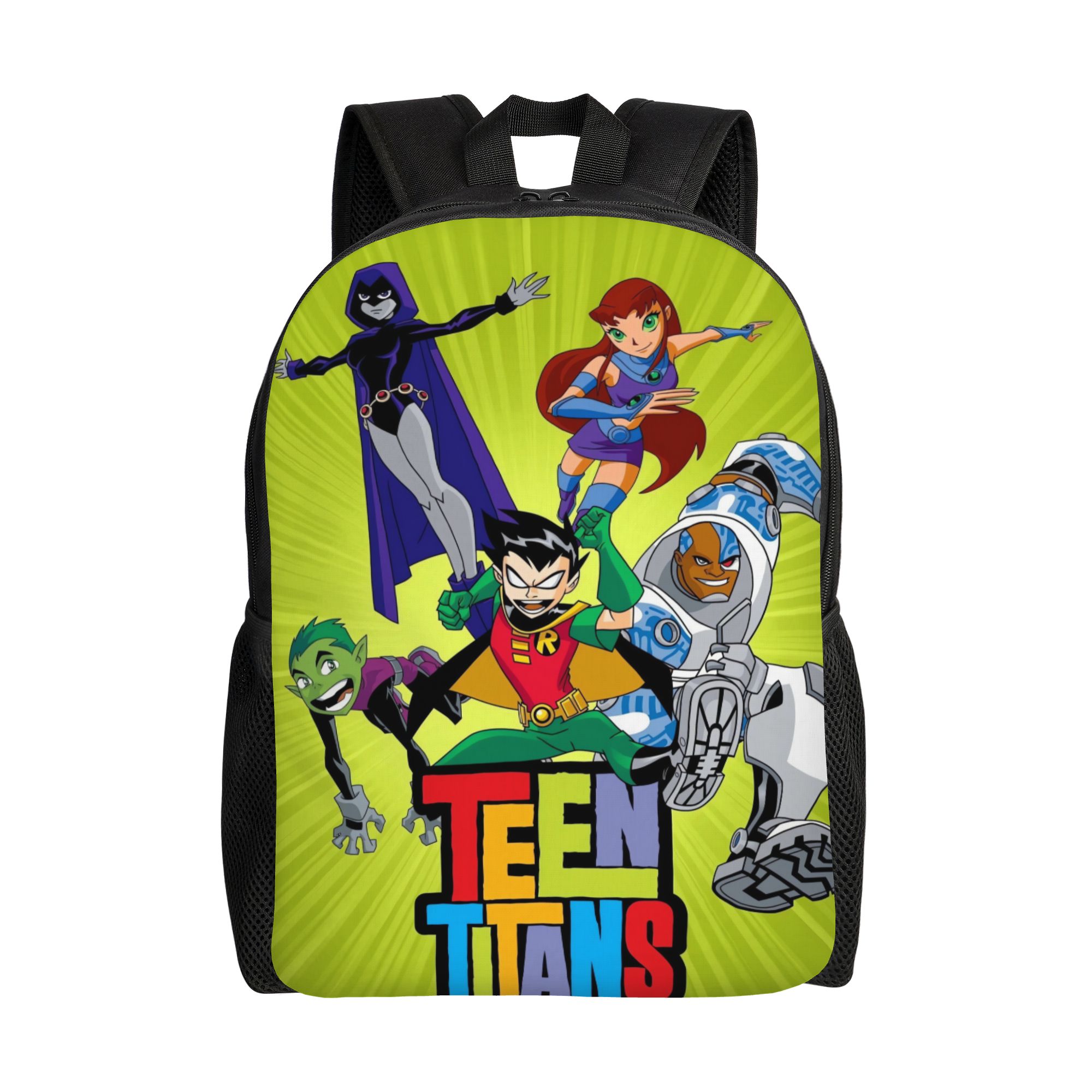 School Backpack Teen - Teen Titans Go Raven's Emoticlones 백팩