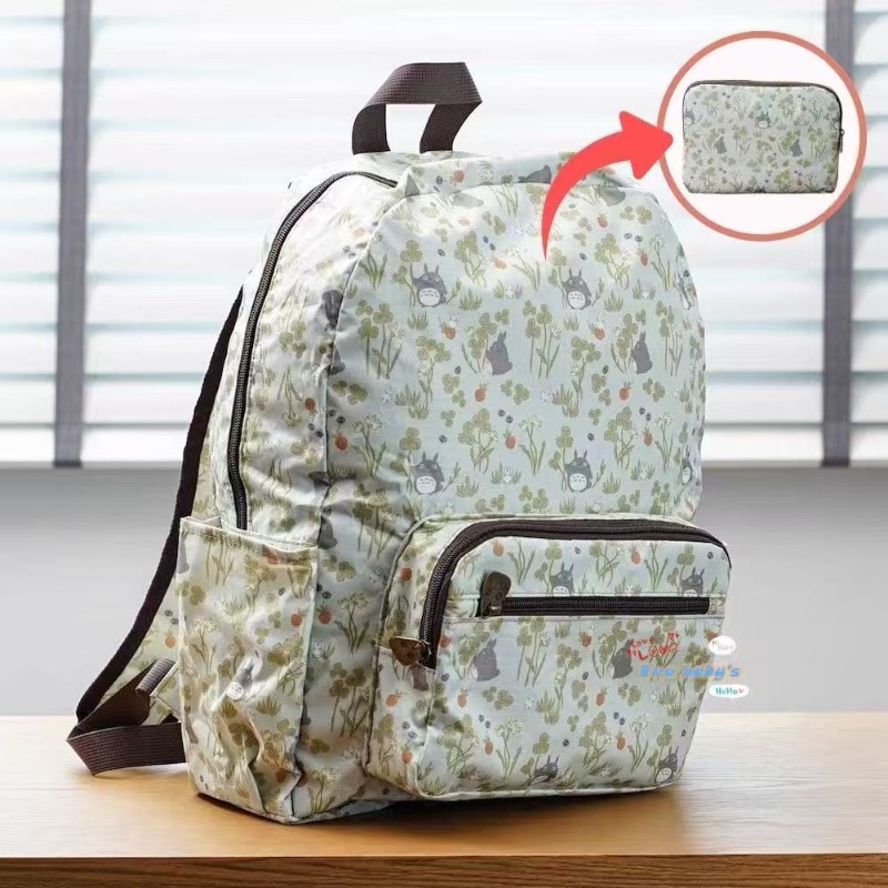 Foldable Backpack Small - 이웃집 토토로 신선한 접이식 수납 배낭