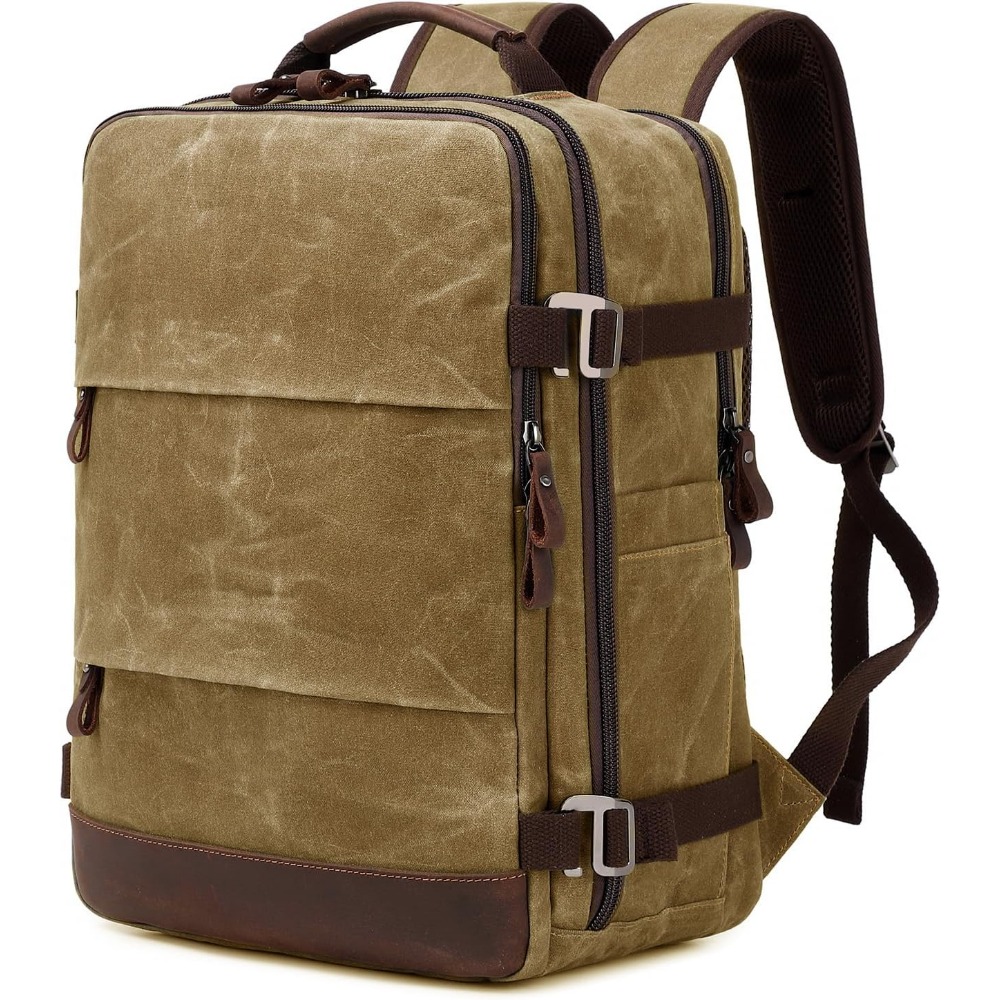 Canvas Backpack Casual - 남성용 여행 백팩 - 기내 반입