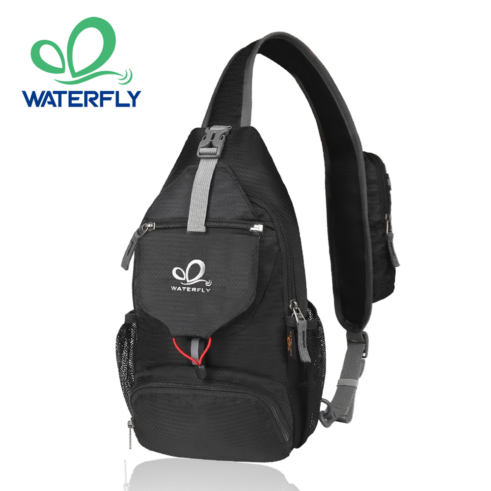 Sling Backpack Shoulder - WATERFLY 체스트 백, 숄더 소형 크로스바디