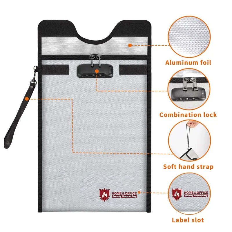 방수 방화 도난 방지 코드 잠금 서류 가방 (여권, 현 - Travel Backpack Anti Theft 리뷰 및 가격