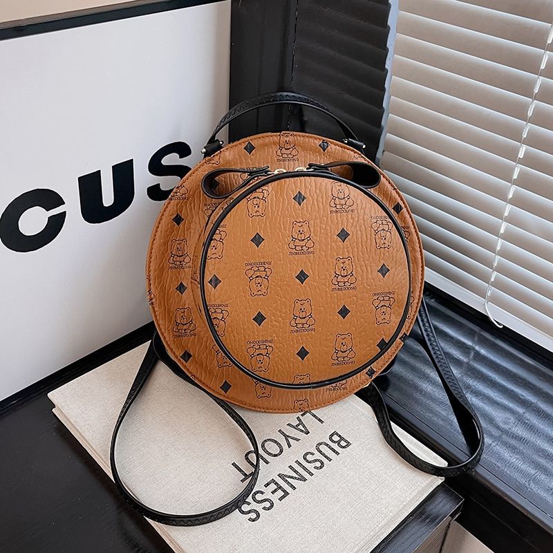 귀여운 모자 디자인 백팩 여성 만화 곰 프린트 가죽 작 - Leather Backpack Vintage 리뷰 및 가격