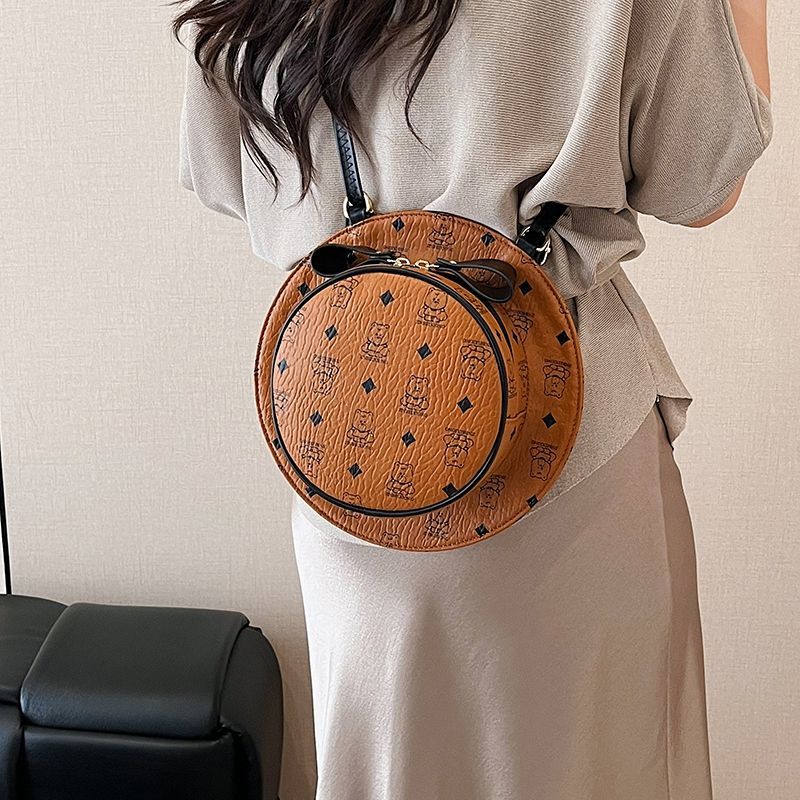 귀여운 모자 디자인 백팩 여성 만화 곰 프린트 가죽 작 - Leather Backpack Vintage 리뷰 및 가격
