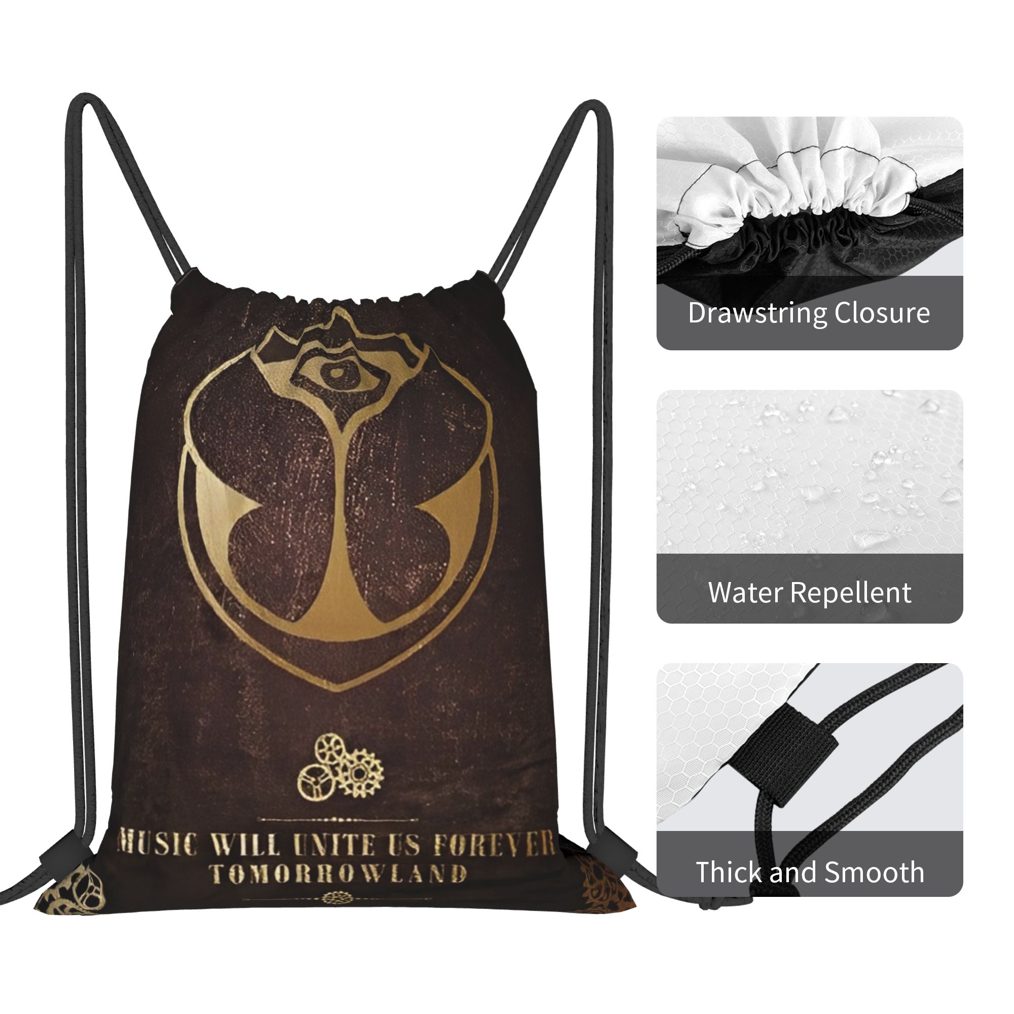 Tomorrowlands 드로스트링 백 스포츠 백팩 체 - Drawstring Gym Bag 리뷰 및 가격