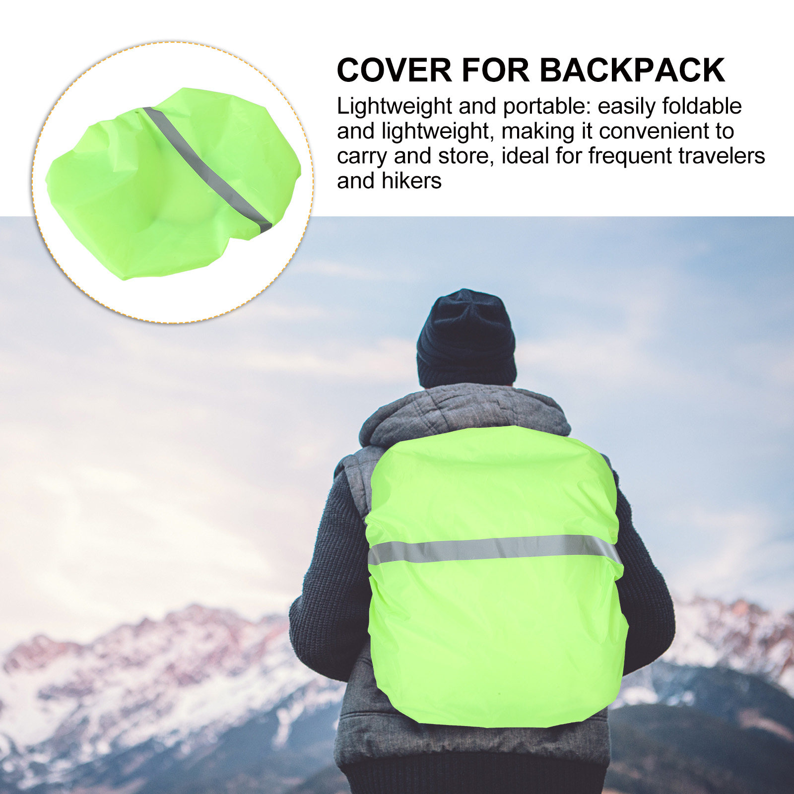 고시인성 백팩 레인커버 연두색 반사띠 방수 아웃도어 하 - Rain Cover Backpack 리뷰 및 가격