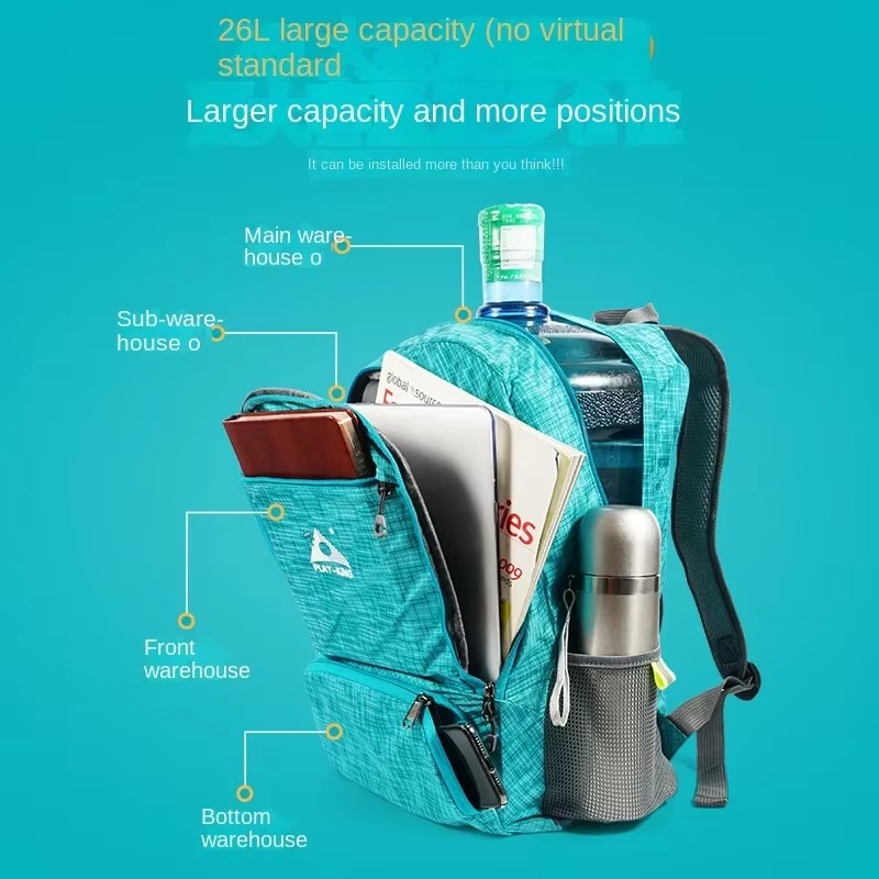접이식 경량 스킨 백팩 (야외 여행, 캐주얼 스포츠,  - Foldable Backpack Small 리뷰 및 가격