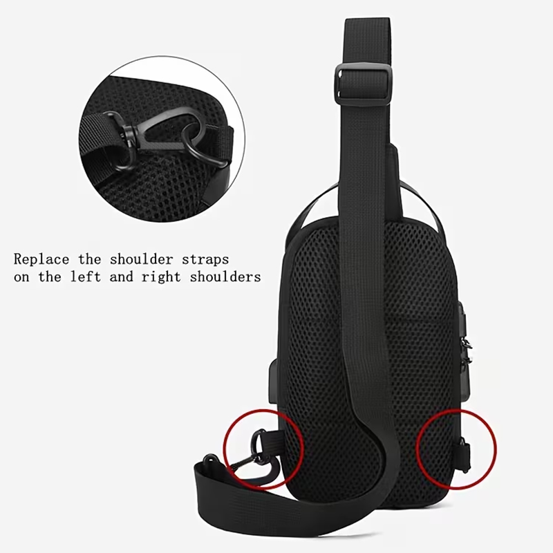 캐주얼 방수 도난방지 슬링백, 튼튼한 남성용 가슴 백팩 - Hiking Backpack Waterproof 리뷰 및 가격