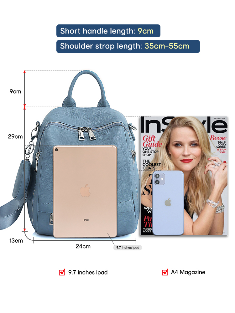 Zency 여성용 정품 가죽 백팩 고품질 학교 가방 여 - Fashion Backpack Women 리뷰 및 가격
