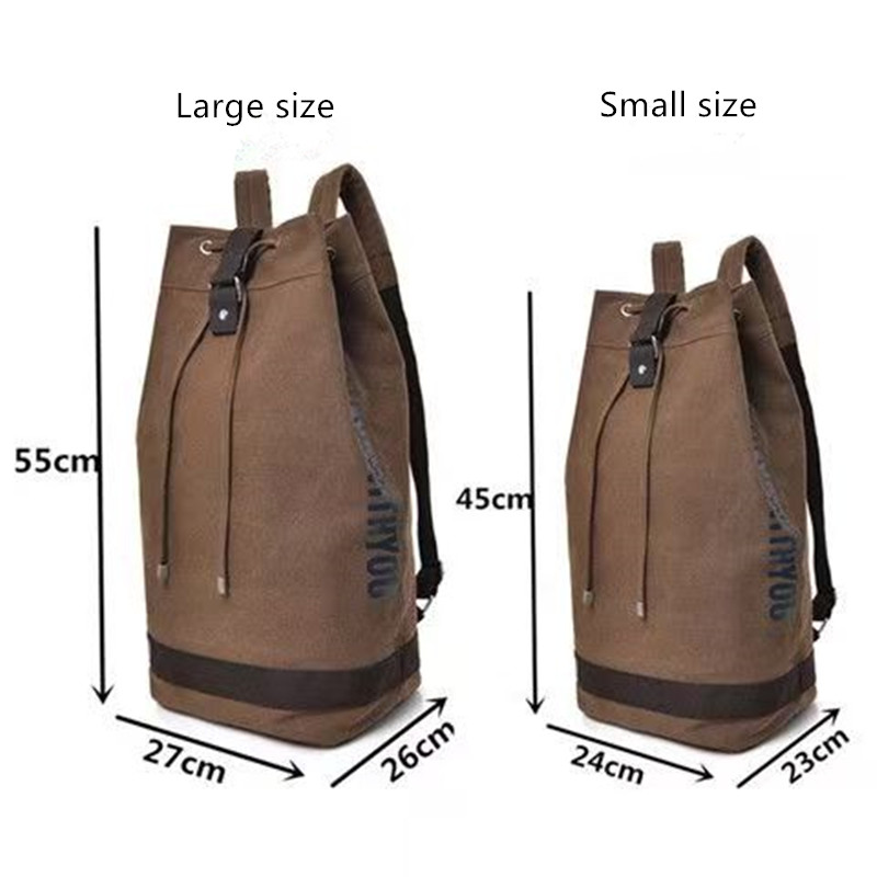 2026 캔버스 백팩 듀얼 숄더 스트랩 대용량 버킷 백 - Canvas Backpack Casual 리뷰 및 가격