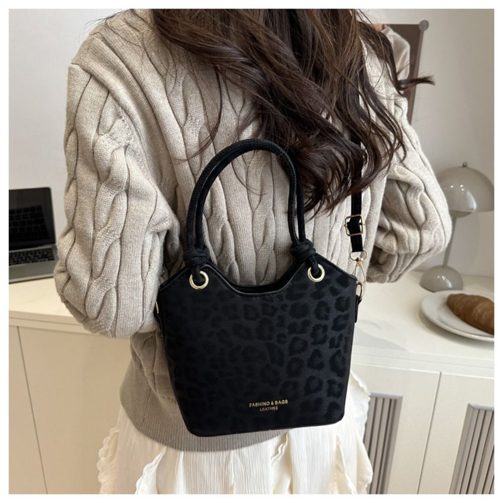 휴대용 레오파드 프린트 숄더 버킷백 대용량 빈티지 사이 - Leather Backpack Vintage 리뷰 및 가격