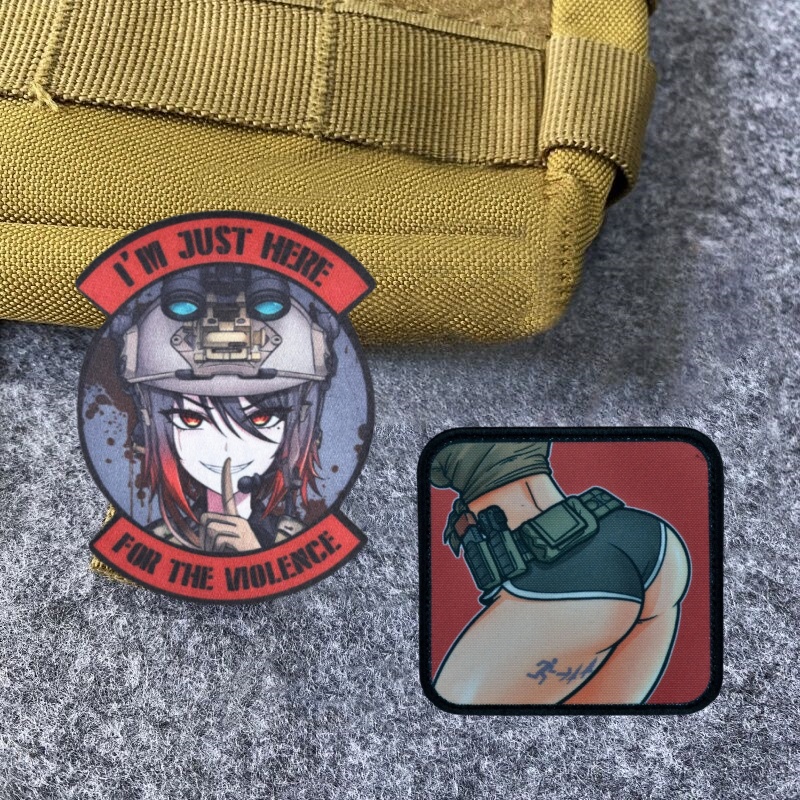 반란 러시아 섹시한 소녀 사기 배지 패치, 애니메이션  - Rucksack Military Style 리뷰 및 가격