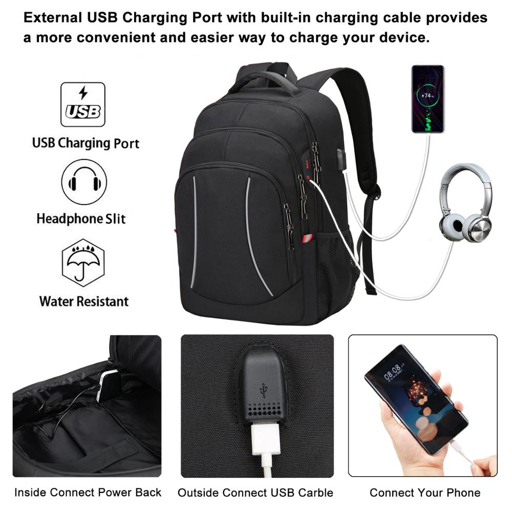 도난 방지 야외 사무용 다기능 여행 노트북 백팩 남성용 - Laptop Backpack 15.6 리뷰 및 가격