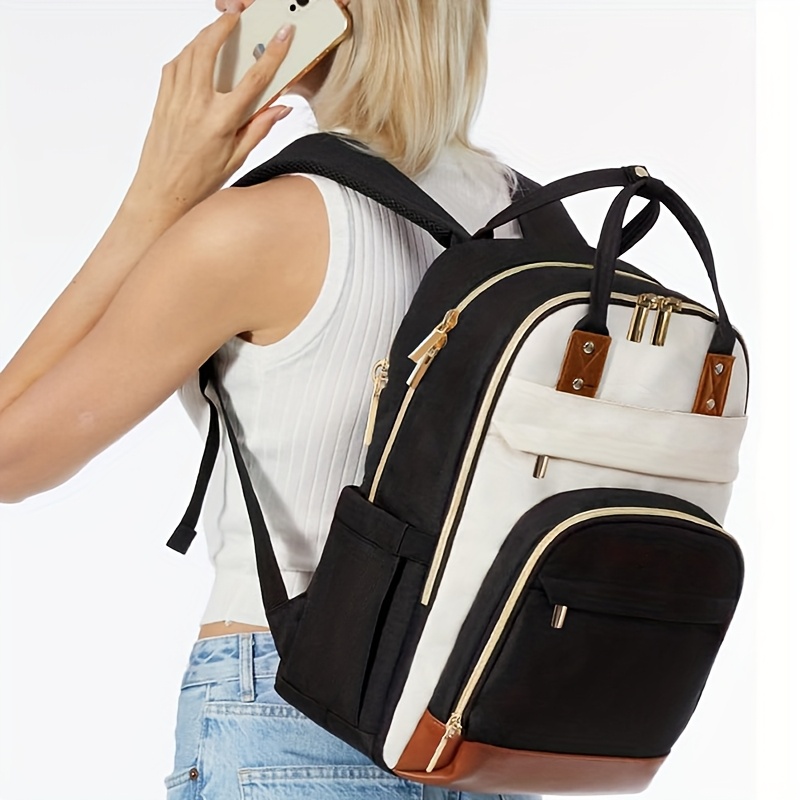 여성용 투톤 노트북 백팩, 방수 기능의 귀여운 비즈니스 - Laptop Backpack 15.6 리뷰 및 가격