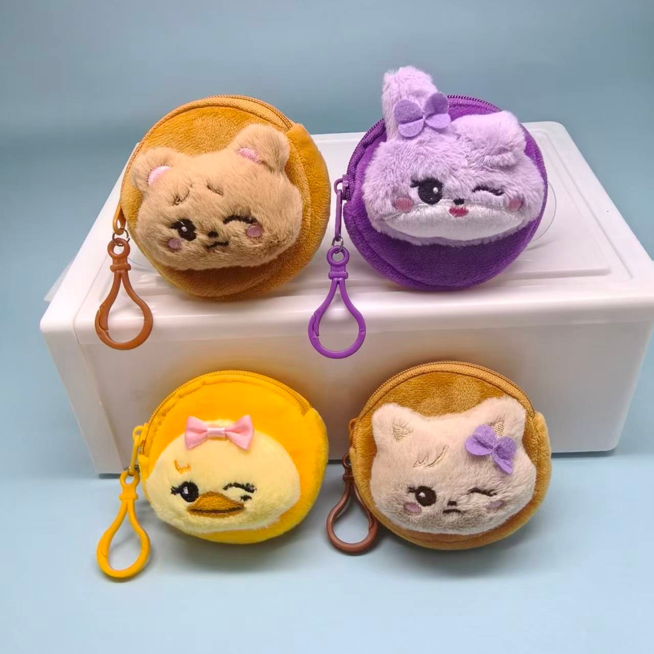 귀여운 케이팝 리본 오리 고양이 토끼 곰 플러시 미니  - Mini Backpack Purse 리뷰 및 가격