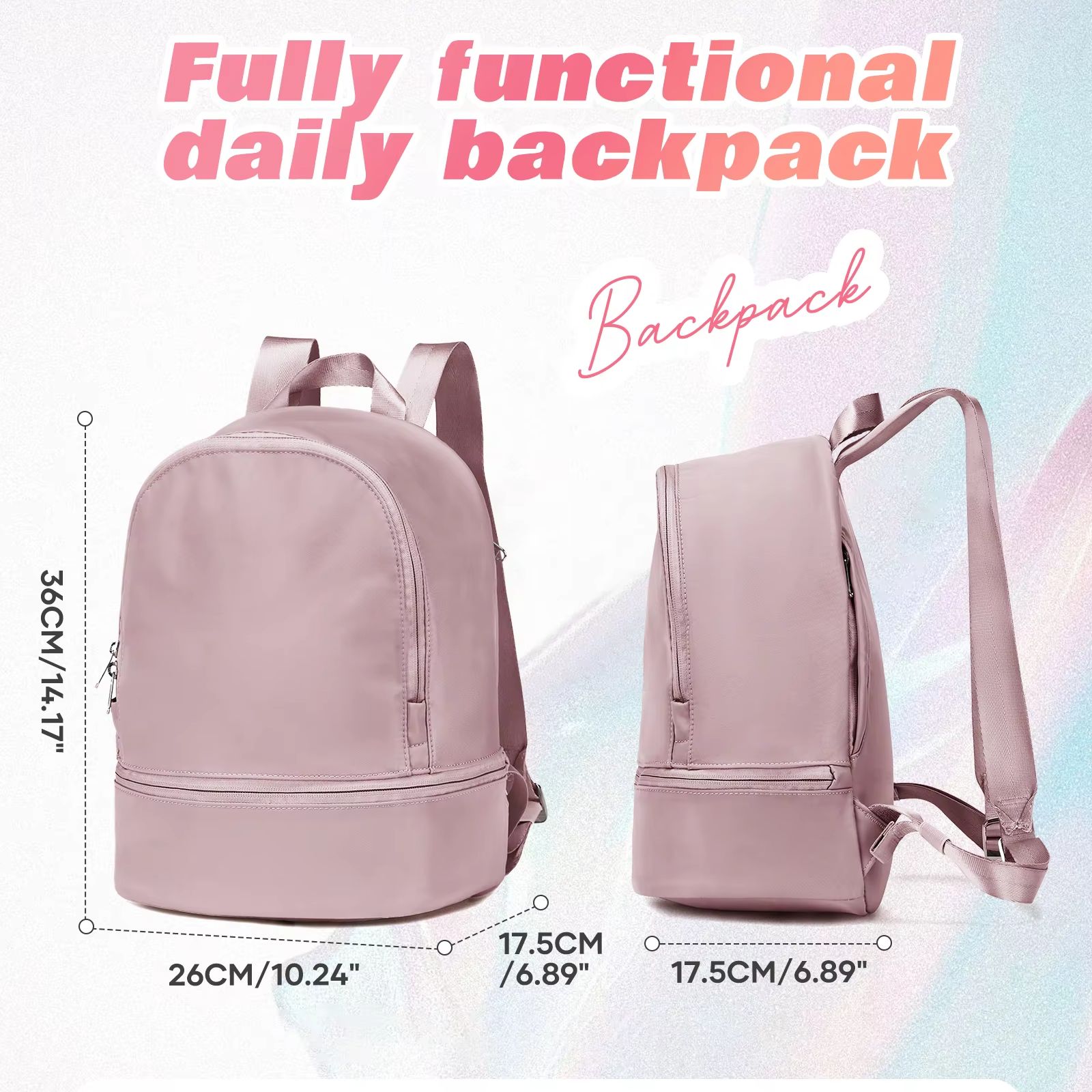 여성용 가방, 신발 수납공간이 있는 소형 스포츠 백팩, - Fashion Backpack Women 리뷰 및 가격