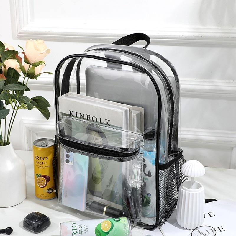 투명 PVC 야외 스포츠 피트니스 배낭 캐주얼 여행 가 - Canvas Backpack Casual 리뷰 및 가격