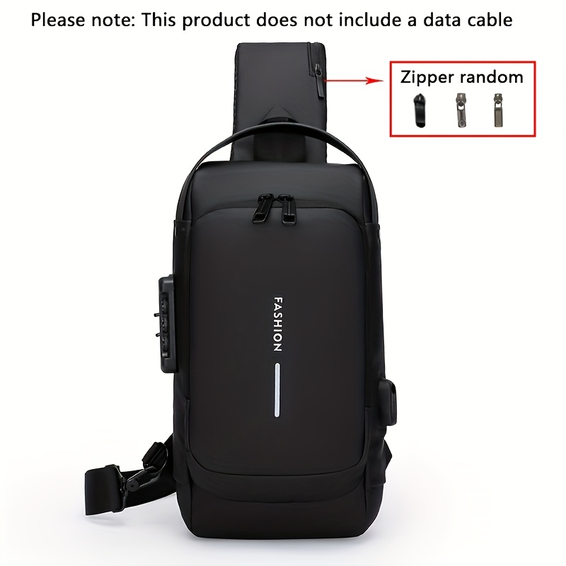 남성용 방수 도난 방지 백팩, USB 충전 슬링 크로스 - Travel Backpack Anti Theft 리뷰 및 가격