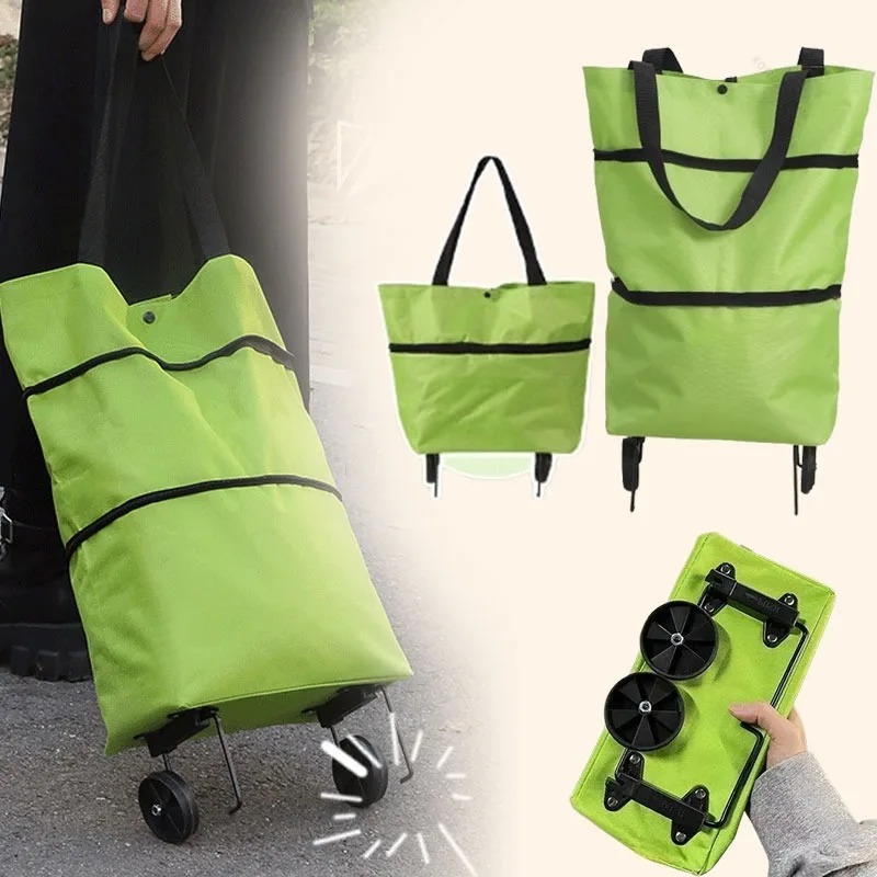 경량 백팩형 접이식 휴대용 야외 쇼핑 카트 (바퀴 포함 - Foldable Backpack Small 리뷰 및 가격